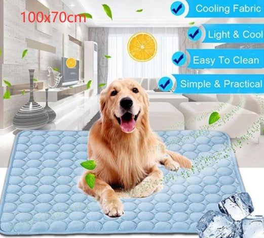 HKM-7599293 Cooling Ice Silk Pet Nest Pad for Dogs and Cats - Breathable, Comfortable, and Durable