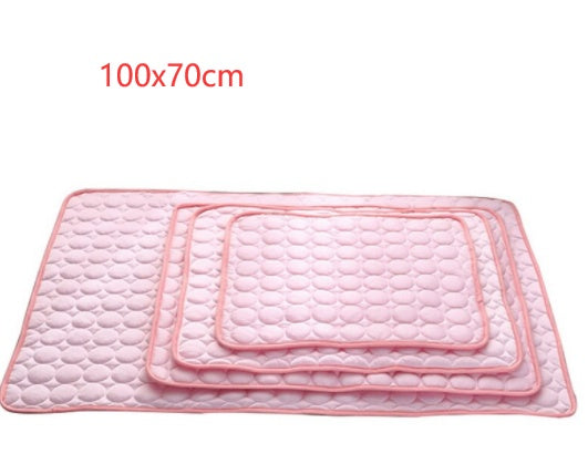 HKM-7599293 Cooling Ice Silk Pet Nest Pad for Dogs and Cats - Breathable, Comfortable, and Durable
