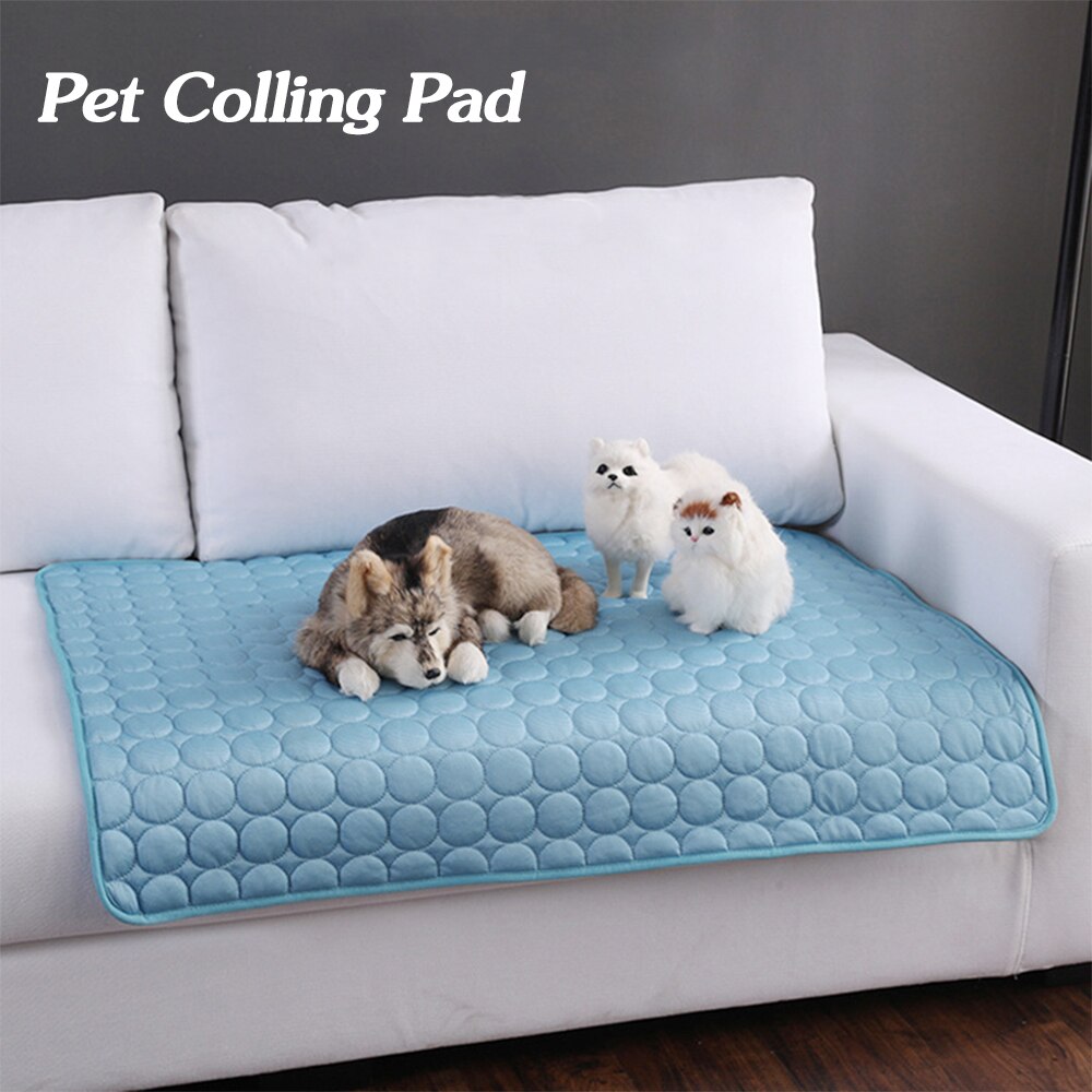HKM-7599293 Cooling Ice Silk Pet Nest Pad for Dogs and Cats - Breathable, Comfortable, and Durable