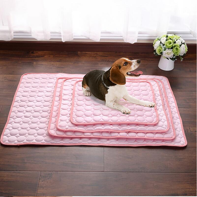 HKM-7599293 Cooling Ice Silk Pet Nest Pad for Dogs and Cats - Breathable, Comfortable, and Durable