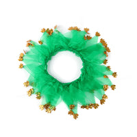 HKM-7599421 Colorful Tie-Dye Pet Collar for Dogs ¨C Halloween & Christmas Designs, Free Size, Cloth Material