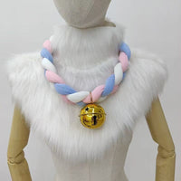 HKM-7600061 Three-Strand Magnetic Buckle Color Collar in Multiple Color Options