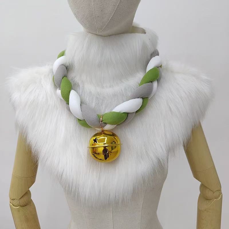 HKM-7600061 Three-Strand Magnetic Buckle Color Collar in Multiple Color Options