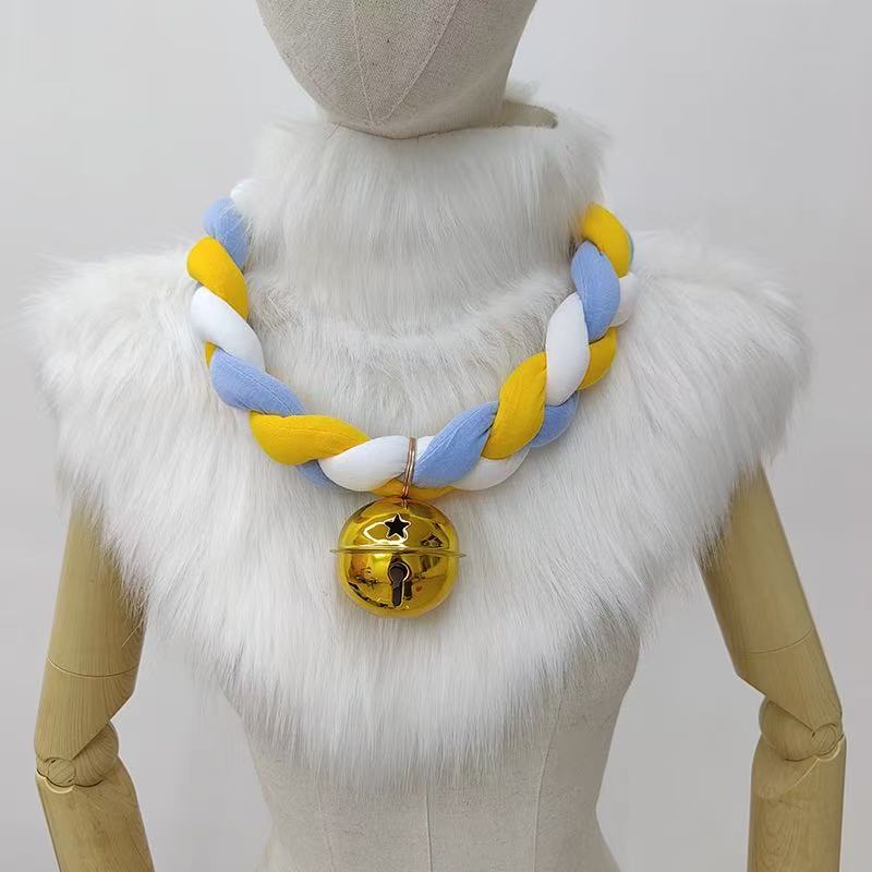 HKM-7600061 Three-Strand Magnetic Buckle Color Collar in Multiple Color Options