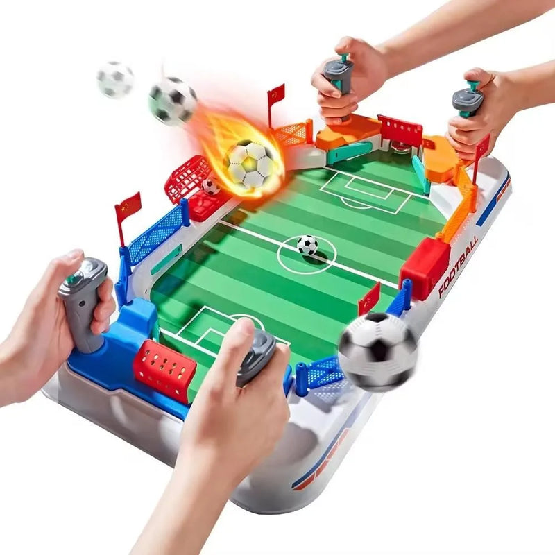 HKM-760019 Interactive Mini Soccer Table Game for Kids and Adults - Plastic Football Field Fun
