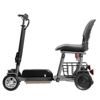 HKM-760083 Lightweight 4-Wheel Electric Mobility Scooter with 18KM Range and Foldable Design