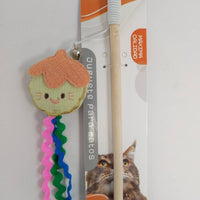HKM-7602237 Cat Teaser Stick with Fruit Design for Interactive Play