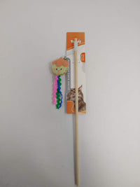 HKM-7602237 Cat Teaser Stick with Fruit Design for Interactive Play