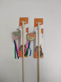 HKM-7602237 Cat Teaser Stick with Fruit Design for Interactive Play