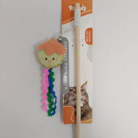 HKM-7602237 Cat Teaser Stick with Fruit Design for Interactive Play