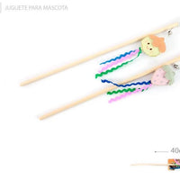 HKM-7602237 Cat Teaser Stick with Fruit Design for Interactive Play