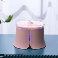 HKM-7603261 Automatic Water Feeding Dog Drinking Fountain - 1.7L Capacity, Abs Material, 5V, 0-40¡ãC, Compact Design in Pink, Gray, Blue