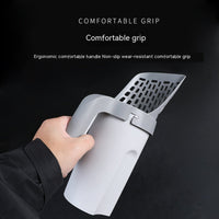 HKM-7603389 Portable Integrated Cat Litter Scoop with Garbage Bag Roll - Gray