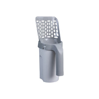 HKM-7603389 Portable Integrated Cat Litter Scoop with Garbage Bag Roll - Gray