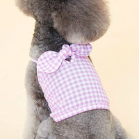 HKM-7603773 Fashionable Cotton Dog Apparel for Pomeranian and Schnauzer ¨C Red, Green, Yellow, Purple