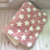 HKM-7604029 Soft Flannel Pet Blanket for Dogs and Cats ¨C Thick, Cozy, All-Season Plush with Non-Slip Design in Various Colors and Sizes