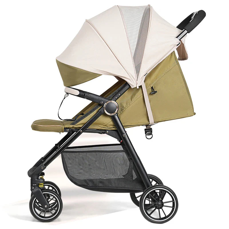 HKM-760403 Lightweight Portable Baby Stroller with Folding Design and Iron Frame for Travel