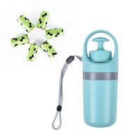 HKM-7604669 Compact Dog Poop Scooper with Built-In Bag Dispenser for Easy Waste Collection