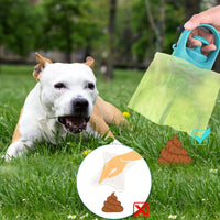 HKM-7604669 Compact Dog Poop Scooper with Built-In Bag Dispenser for Easy Waste Collection