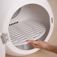 HKM-760467 Eco-Friendly 45L Portable Pet Grooming Dryer for Cats and Small Dogs - 1200W, 4 Speed with Timer