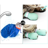 HKM-7605053 Cat Cleaning Tool - Silicone Wash Set for Easy Pet Bathing and Grooming