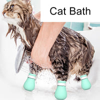 HKM-7605053 Cat Cleaning Tool - Silicone Wash Set for Easy Pet Bathing and Grooming