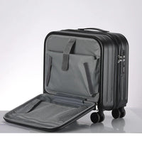 HKM-760595 Compact 18 Inch Travel Suitcase with Laptop Compartment and Wheels