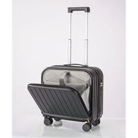 HKM-760595 Compact 18 Inch Travel Suitcase with Laptop Compartment and Wheels