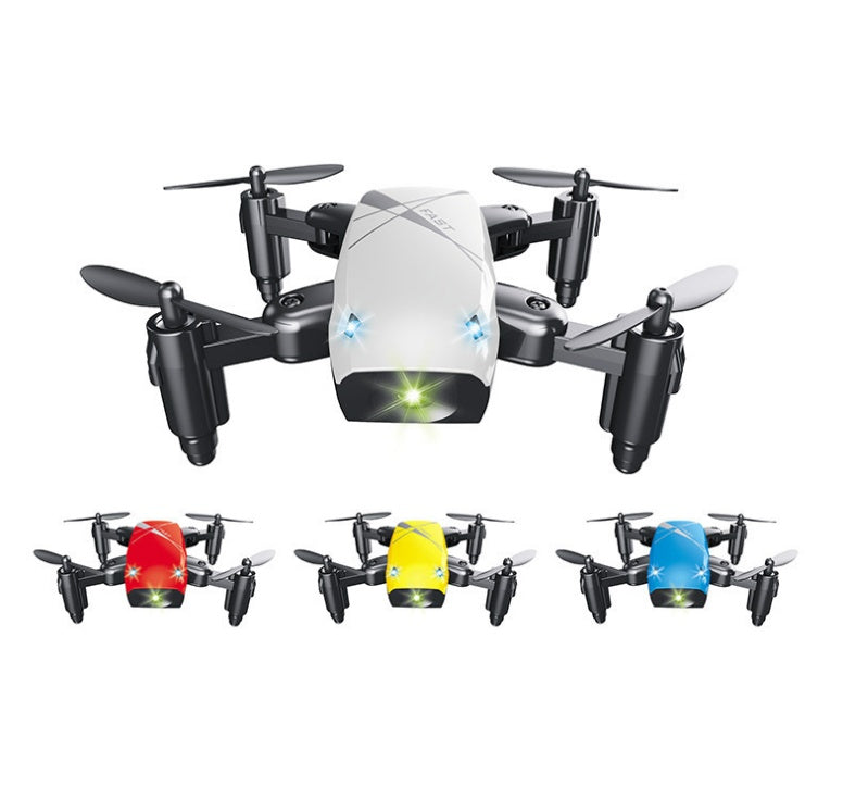 HKM-760723 Micro Foldable RC Drone with 3D Steering Wheel Remote and WiFi Camera Control for Kids