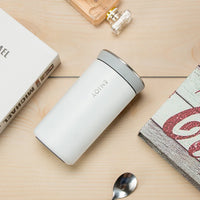 HKM-760787 Stainless Steel Double Wall Vacuum Insulated Travel Mug with Handle, 350ml