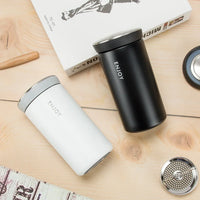 HKM-760787 Stainless Steel Double Wall Vacuum Insulated Travel Mug with Handle, 350ml