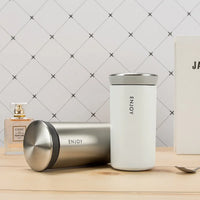 HKM-760787 Stainless Steel Double Wall Vacuum Insulated Travel Mug with Handle, 350ml