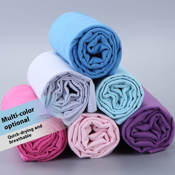 HKM-760787 Ultra-Absorbent Double-Sided Velvet Quick-Drying Sports Towel with Multiple Pocket Options