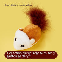 HKM-7607997 Interactive Electric Teaser Mouse Pet Toy with Sound Simulation for Fun Playtime