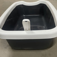 HKM-7608637 Cat Litter Box with Built-In Shovel for Easy Cleaning