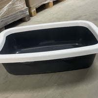 HKM-7608637 Cat Litter Box with Built-In Shovel for Easy Cleaning