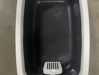 HKM-7608637 Cat Litter Box with Built-In Shovel for Easy Cleaning