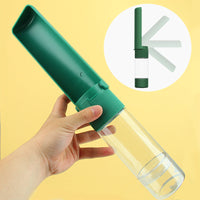 HKM-7609021 Portable Pet Water Bottle with Drinking Bowl for Dogs and Cats ¨C Travel Feeder with Easy One-Click Design