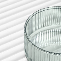 HKM-7609149 Single Bowl Anti-Tip Cat Tray in White, Blue, Gray, and Green - Medium Size