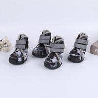 HKM-7609789 All-Season Cute Dog Shoes for Small Pets – Wetsuit Fabric & Rubber Sole in Various Colors