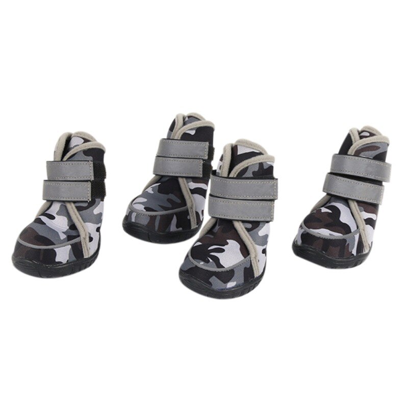 HKM-7609789 All-Season Cute Dog Shoes for Small Pets – Wetsuit Fabric & Rubber Sole in Various Colors
