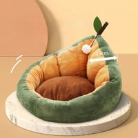 HKM-7610429 Cozy Winter Cotton Cat and Dog Bed House for Small to Medium Pets