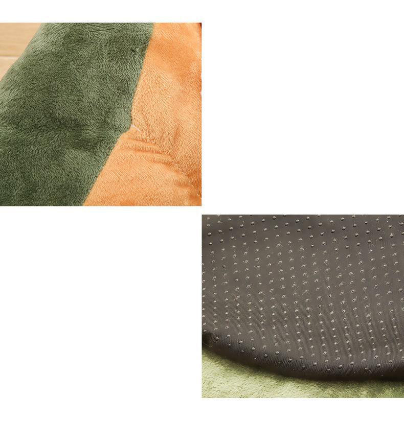 HKM-7610429 Cozy Winter Cotton Cat and Dog Bed House for Small to Medium Pets