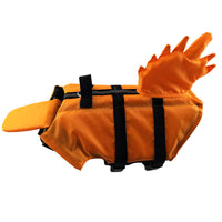 HKM-7611325 Dragon Tail Dog Life Jacket - Adjustable Polyester Vest for Safe Water Adventures, Multi-Size Options