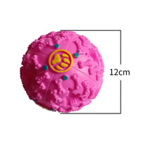 HKM-7611581 Giggle Dog Food Ball Toy - Bite-Resistant Puzzle for Dogs, Medium and Large Sizes Available