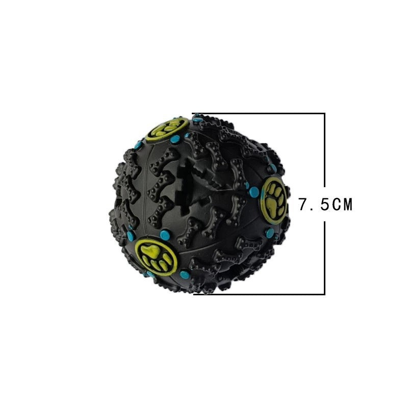 HKM-7611581 Giggle Dog Food Ball Toy - Bite-Resistant Puzzle for Dogs, Medium and Large Sizes Available