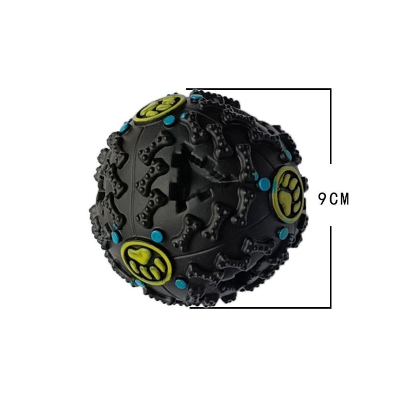 HKM-7611581 Giggle Dog Food Ball Toy - Bite-Resistant Puzzle for Dogs, Medium and Large Sizes Available