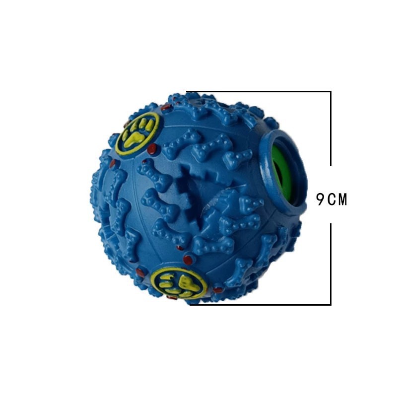 HKM-7611581 Giggle Dog Food Ball Toy - Bite-Resistant Puzzle for Dogs, Medium and Large Sizes Available