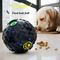 HKM-7611581 Giggle Dog Food Ball Toy - Bite-Resistant Puzzle for Dogs, Medium and Large Sizes Available