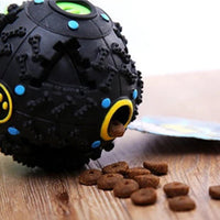HKM-7611581 Giggle Dog Food Ball Toy - Bite-Resistant Puzzle for Dogs, Medium and Large Sizes Available